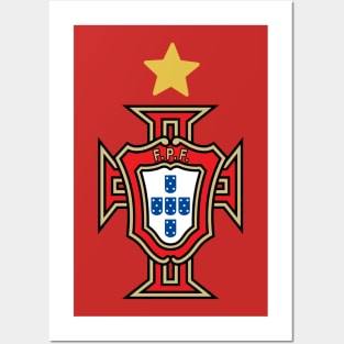 Portugal Football Team With One Star Posters and Art